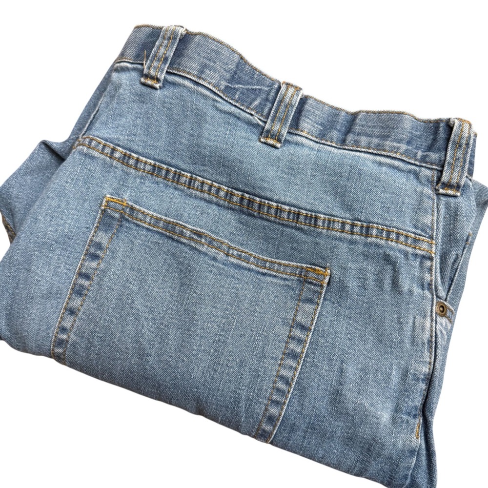 Harbor Bay Continuous Comfort Waistband Jeans Mens Size 46x30(44x28)‎ Blue